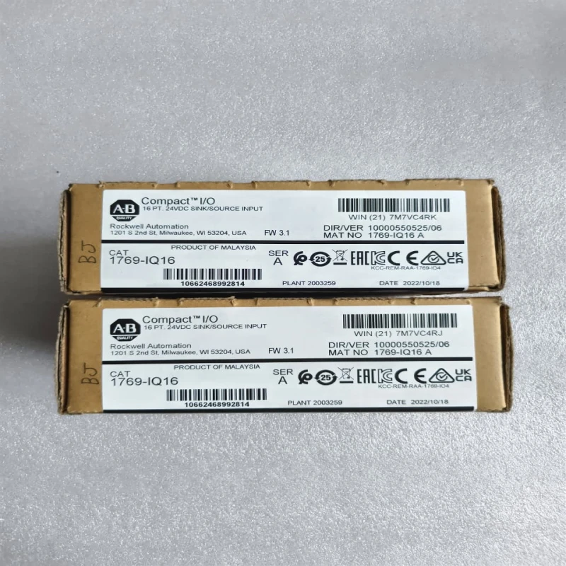 Allen‑Bradley 1769‑IQ16 16-Point 24VDC Sink/Source Digital Input Module for CompactLogix PLC thumbnail 2